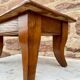 Footrest style rocaille Louis XV 1930 wooden