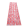 2x8 red floral vintage runner rug, 243x67cm