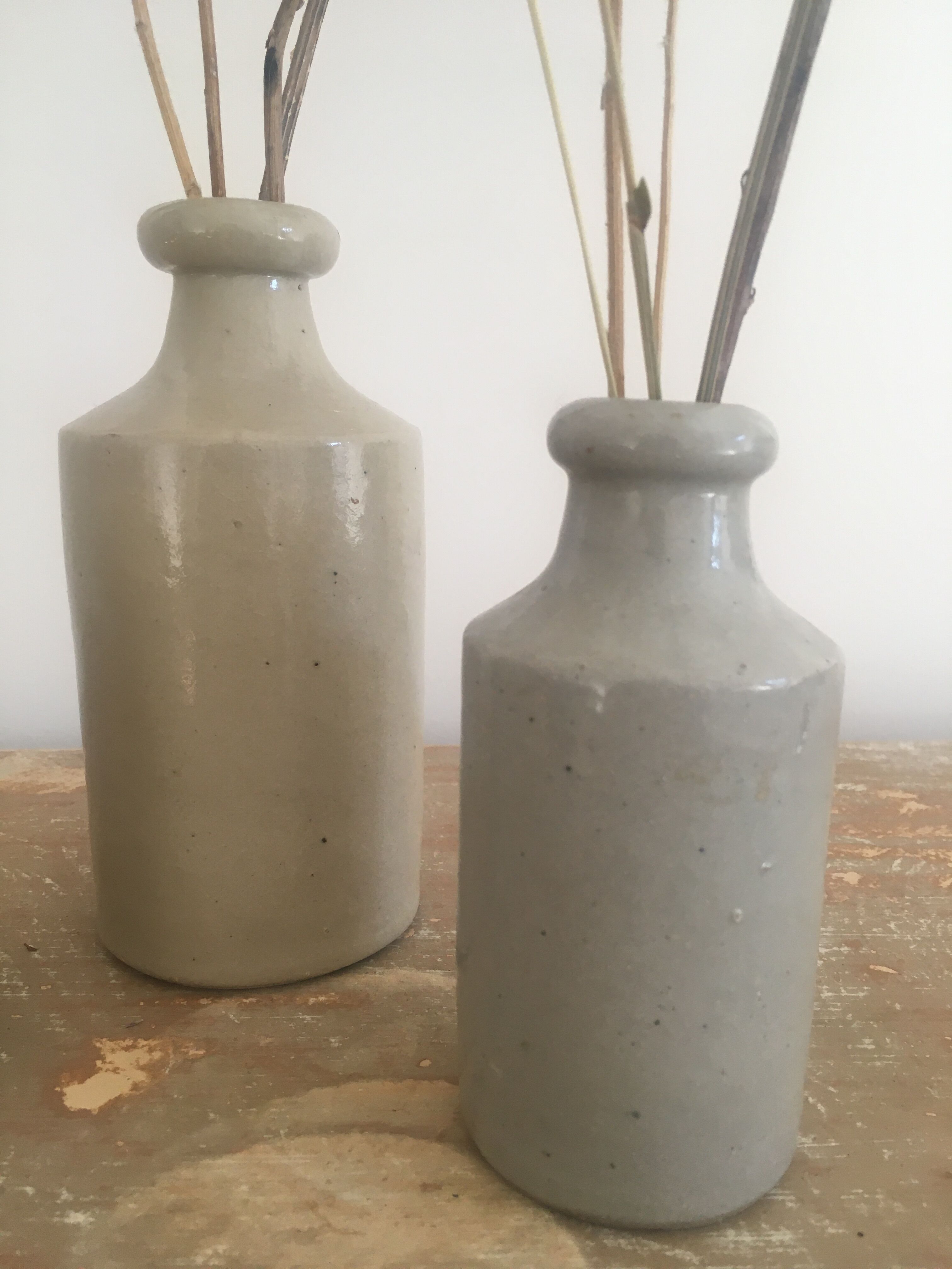 Three bottles of Mercure Bourdon Frères Paris sandstone