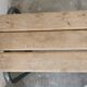 Paire de bancs d'école vintage métal et bois