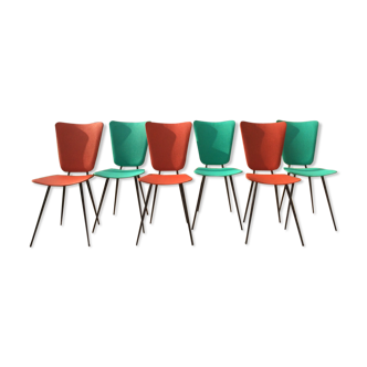 Set of 6 vintage chairs
