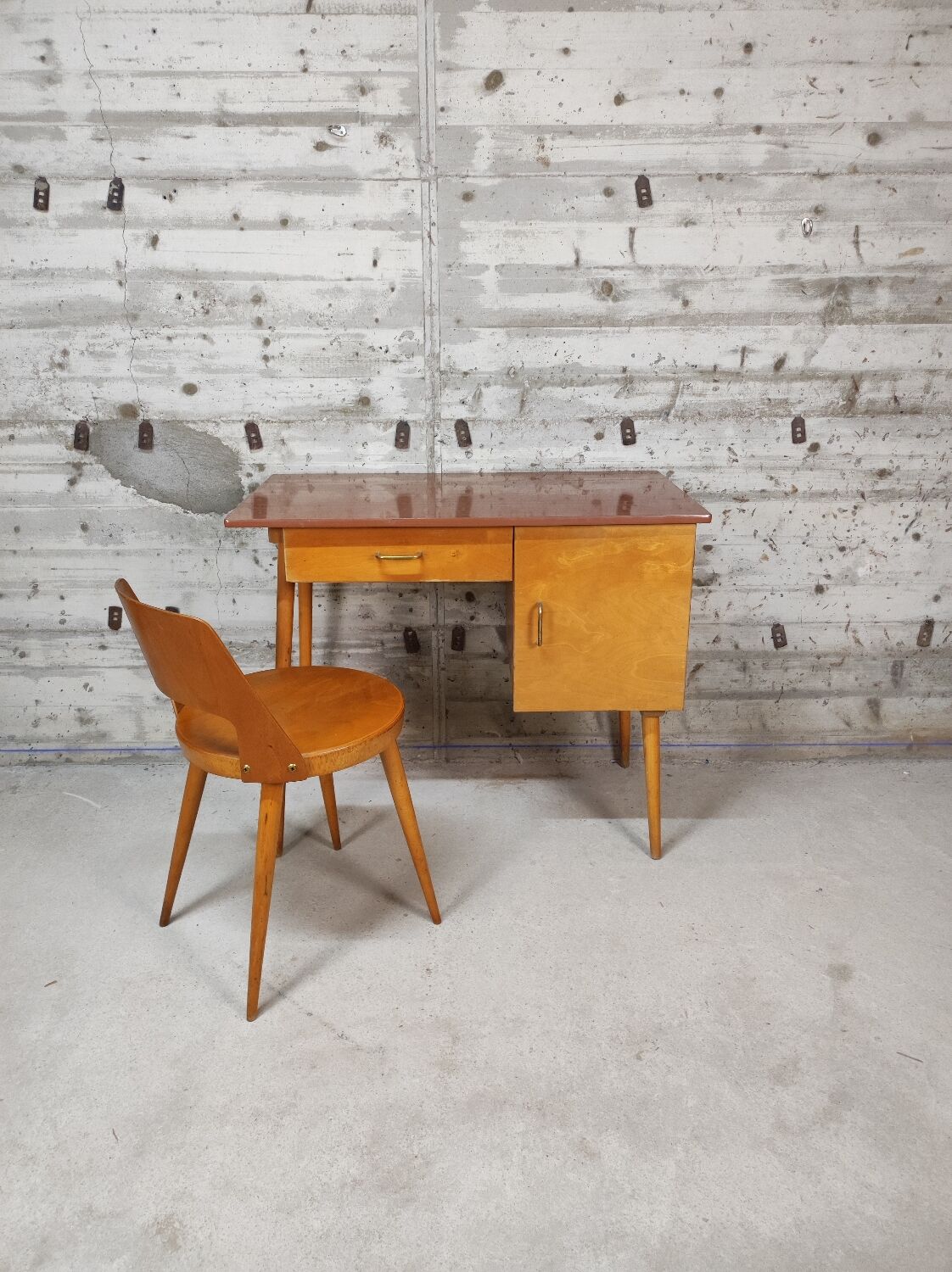 Bureau et chaise Baumann
