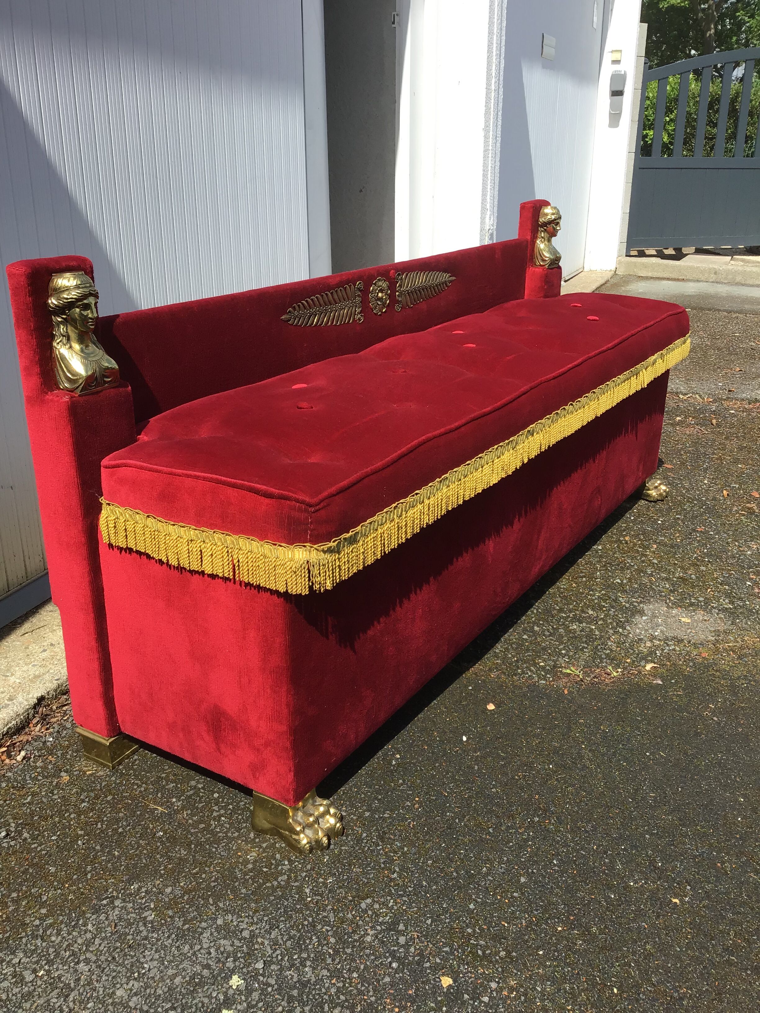 Empire style bench
