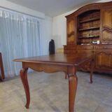 Table style Luis XV en merisier