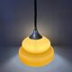 Suspension Mid-Century Space Age - vintage beige luminaire