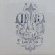 Decorative plate Choisy-le-roi "le lavoir"