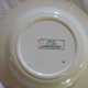 Set of 3 hollow plates Sarreguemines uc green snow bird décor