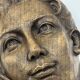 High-Relief Gilded Plaster The Inspired – After Raoul Larche