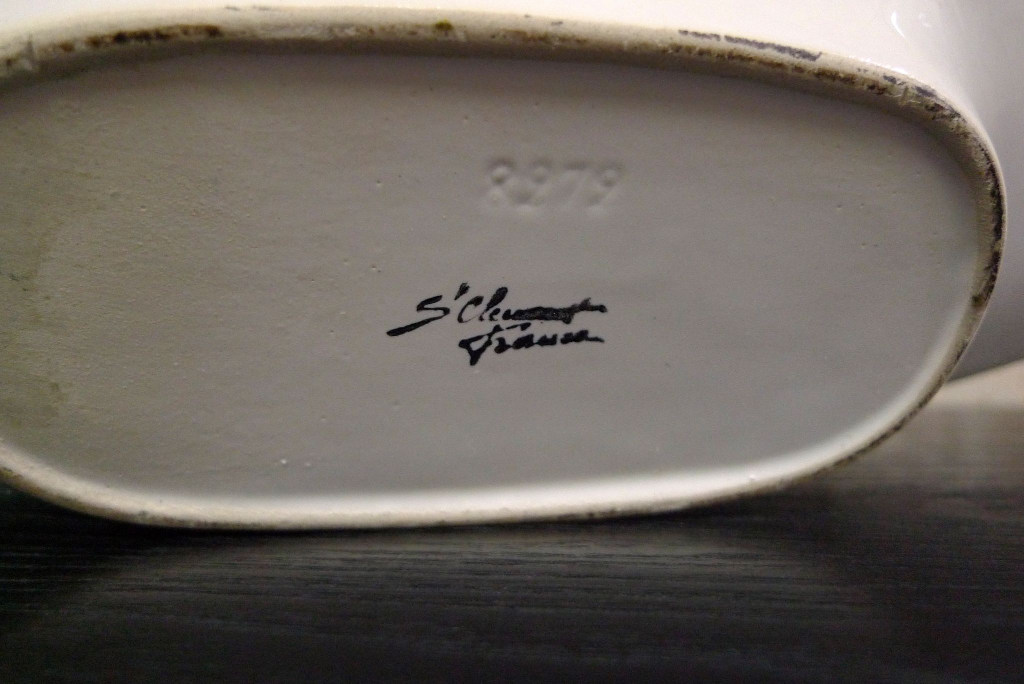 Saint Clement ceramic dish