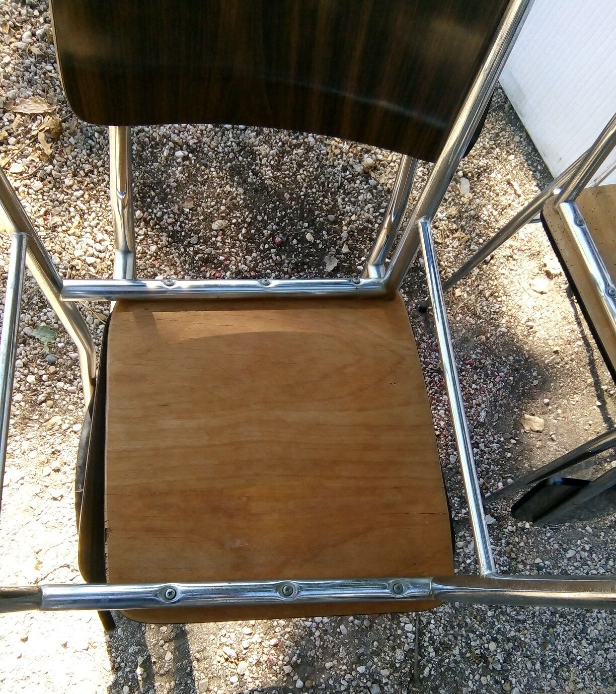 Set of 4 chairs formica 1960