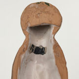 Virgin in polychrome enameled earthenware, 20th century