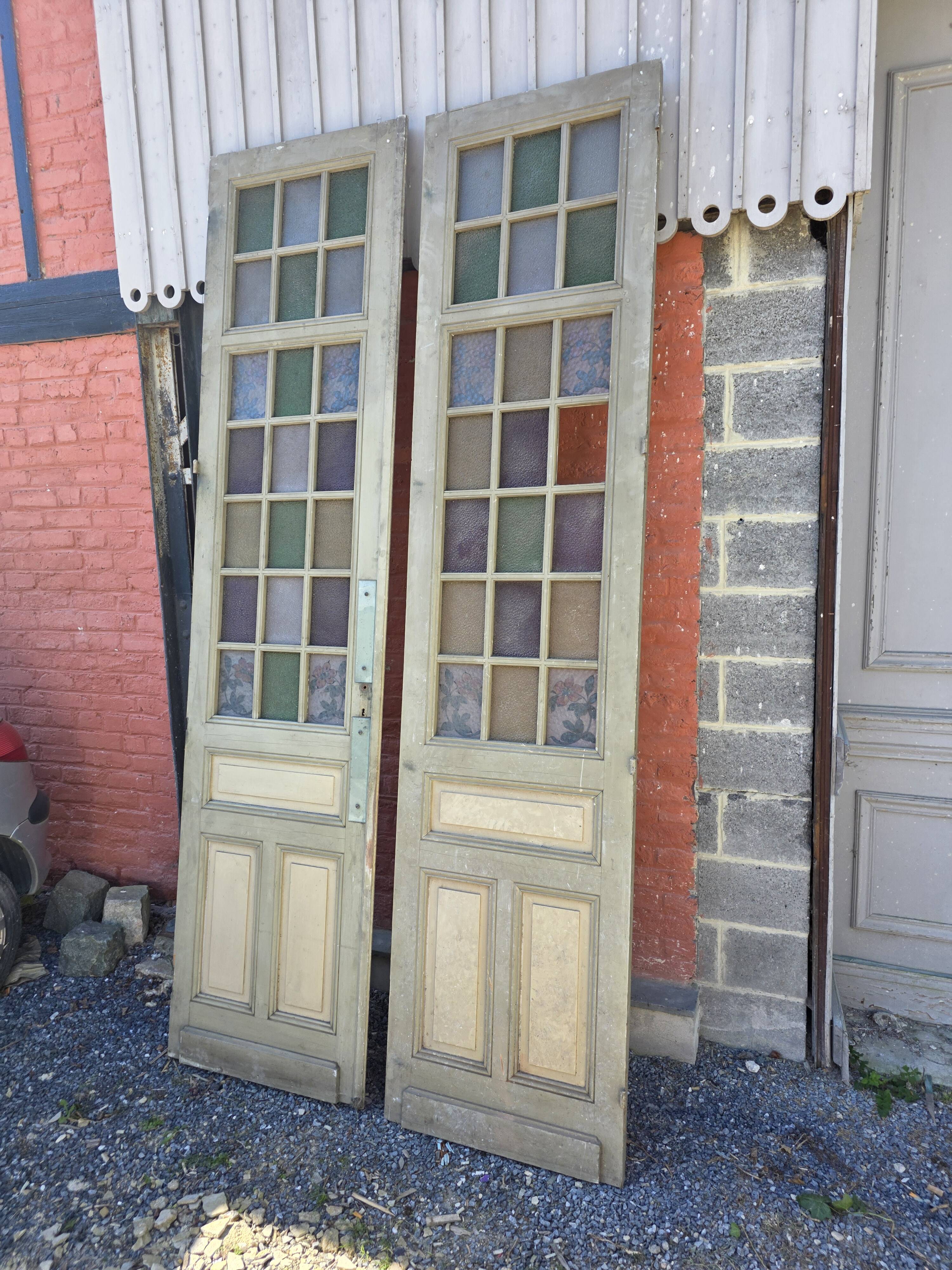 Pair of partition doors from the 19th century.