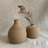 Duo of small Sabbia vases