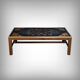 Large chessboard coffee table in mahogany, Jansen style – 2nd half of the 20th century.