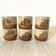 Vintage landscape espresso coffee cups