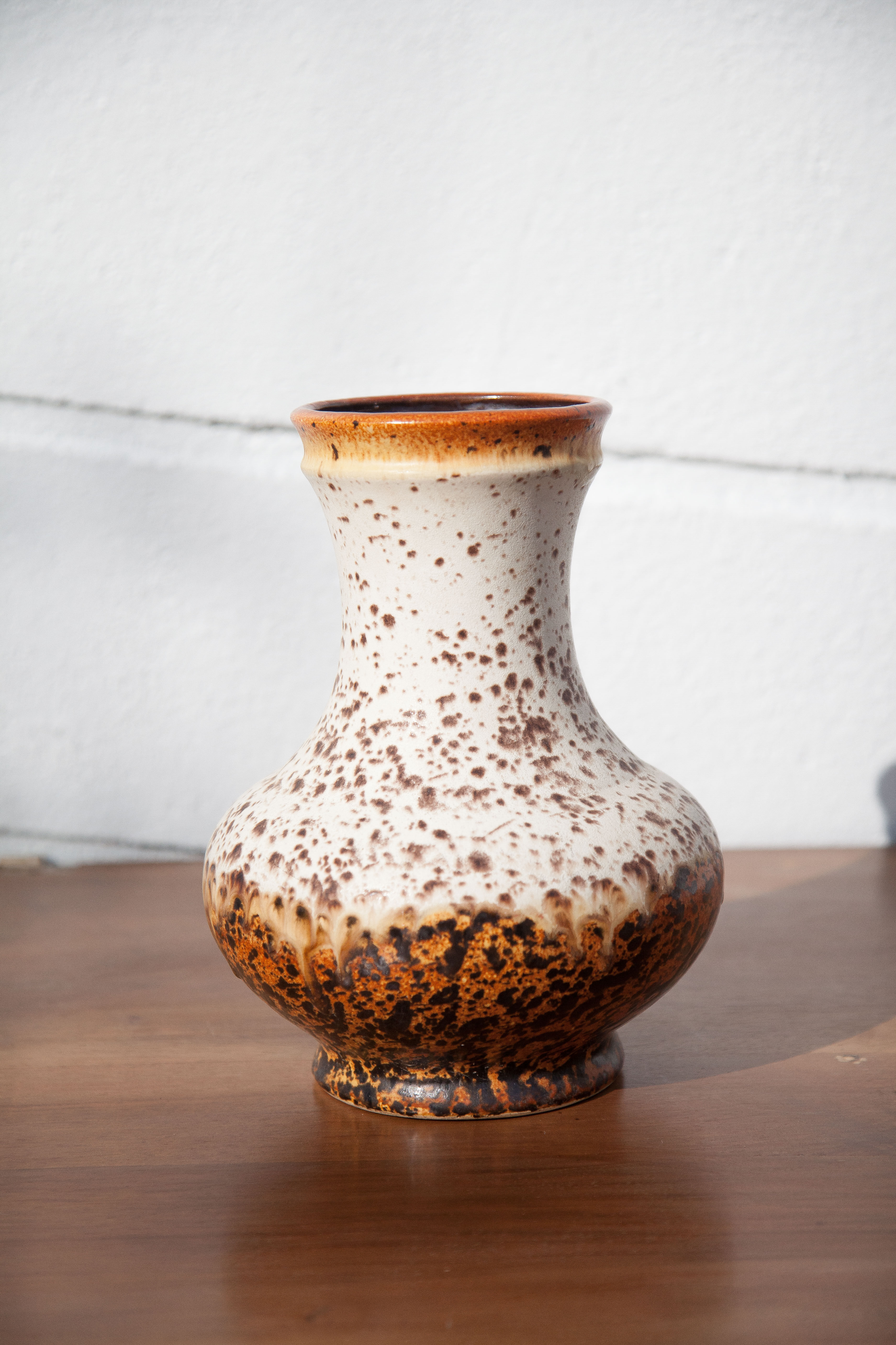 Ceramic vase 528-26 Uebelacker u-keramik, west germany