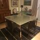 Desalto square glass table
