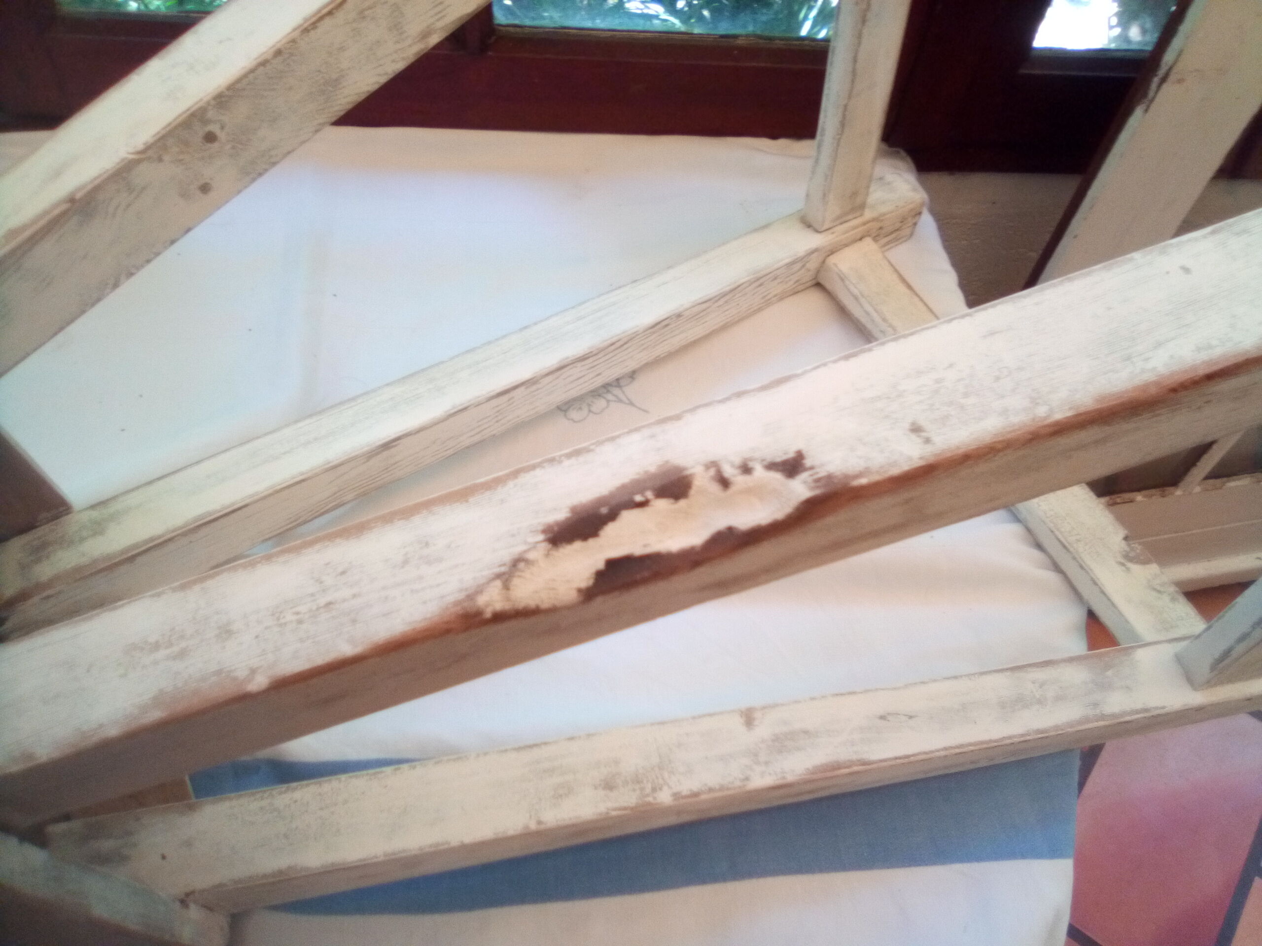Wooden workshop top stool