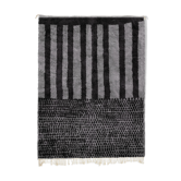 Tapis marocain moderne gris art contemporain 280x370cm