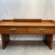Vanity cabinet design 1970 . Teak plating. Sold without mirror.