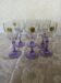 Coupes cristal Lilas vintage