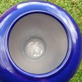 Intense blue ceramic vase