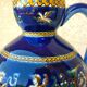 Large pitcher vase, Gien earthenware, Renaissance model, 1940s/50s.