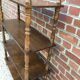 Étagère bibliothèque vintage en bois
