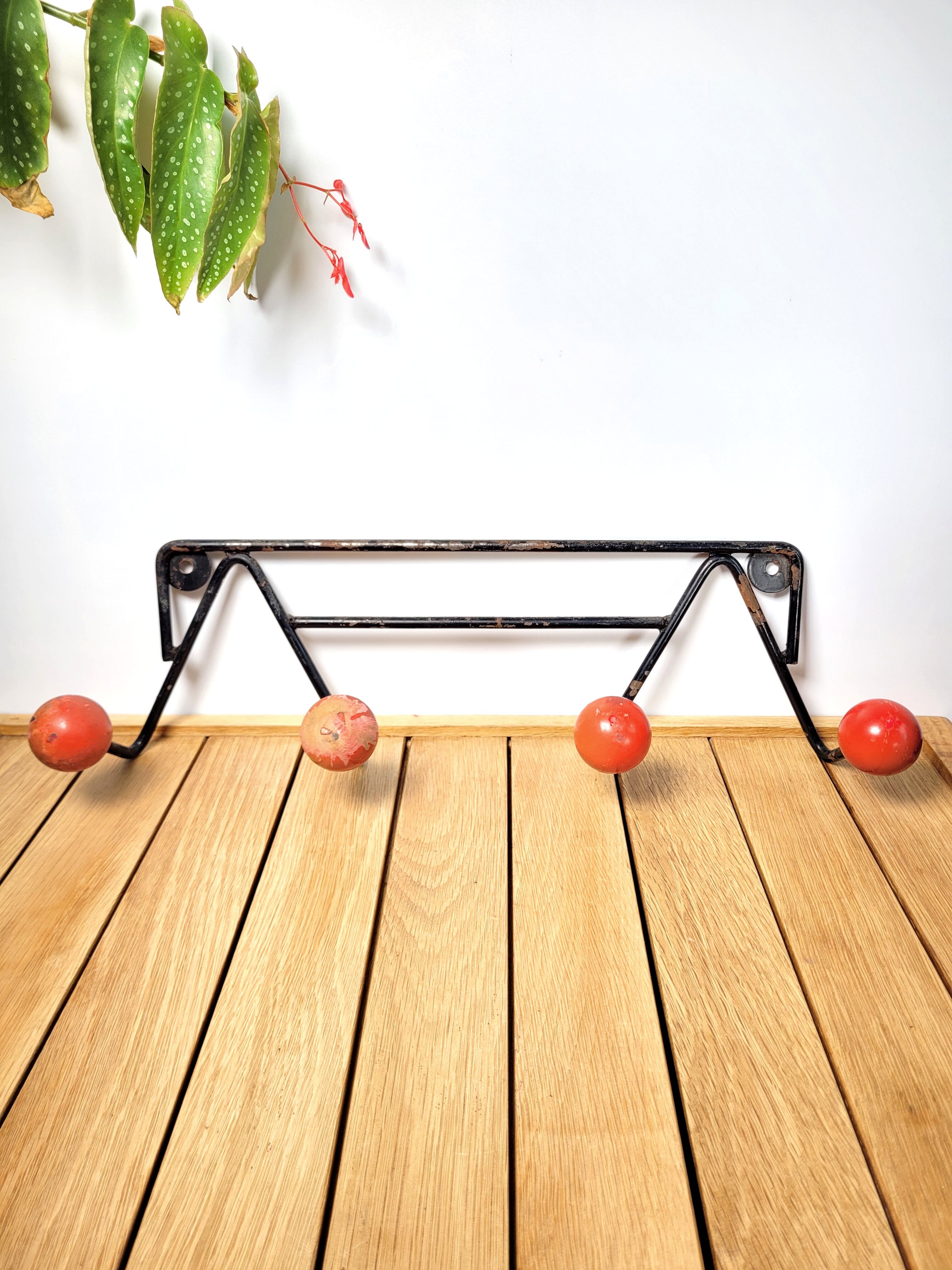 Wall coat rack balls 1960