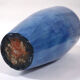 Large blue Bavent Art Deco vase