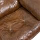 Maison De Sede. Two-seater sofa in buffalo leather. 1970s.
