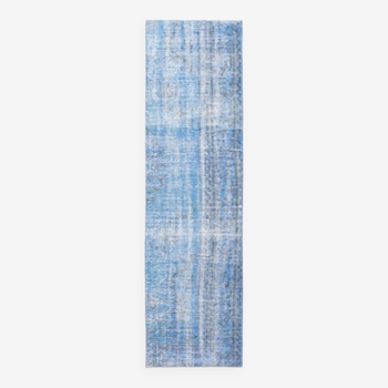 2x6 soft blue vintage runner rug, 53x198cm
