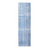 2x6 soft blue vintage runner rug, 53x198cm