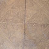 Table de jeu Henredon avec motif de toile d'araignée sur le dessus