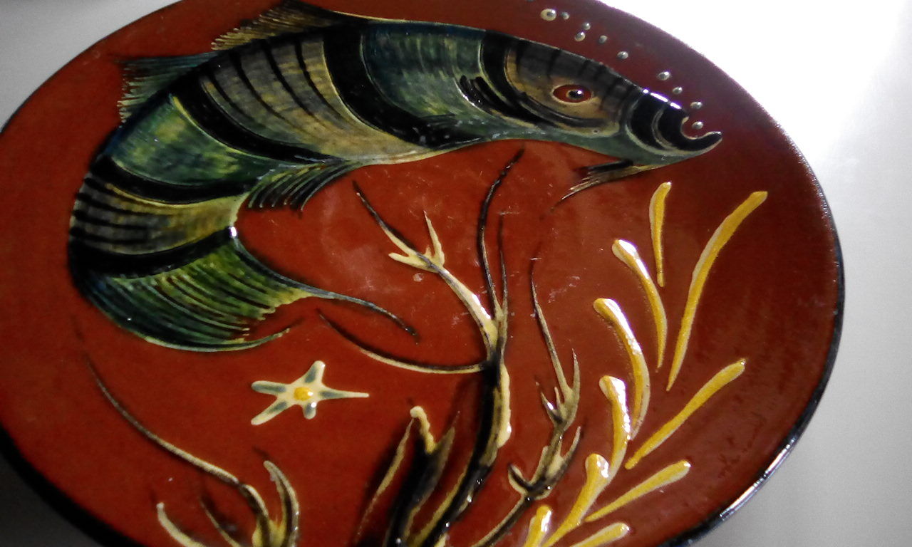 Dish 50' décor Fish