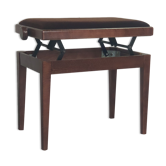 Bench for wooden and velvet piano adjustable