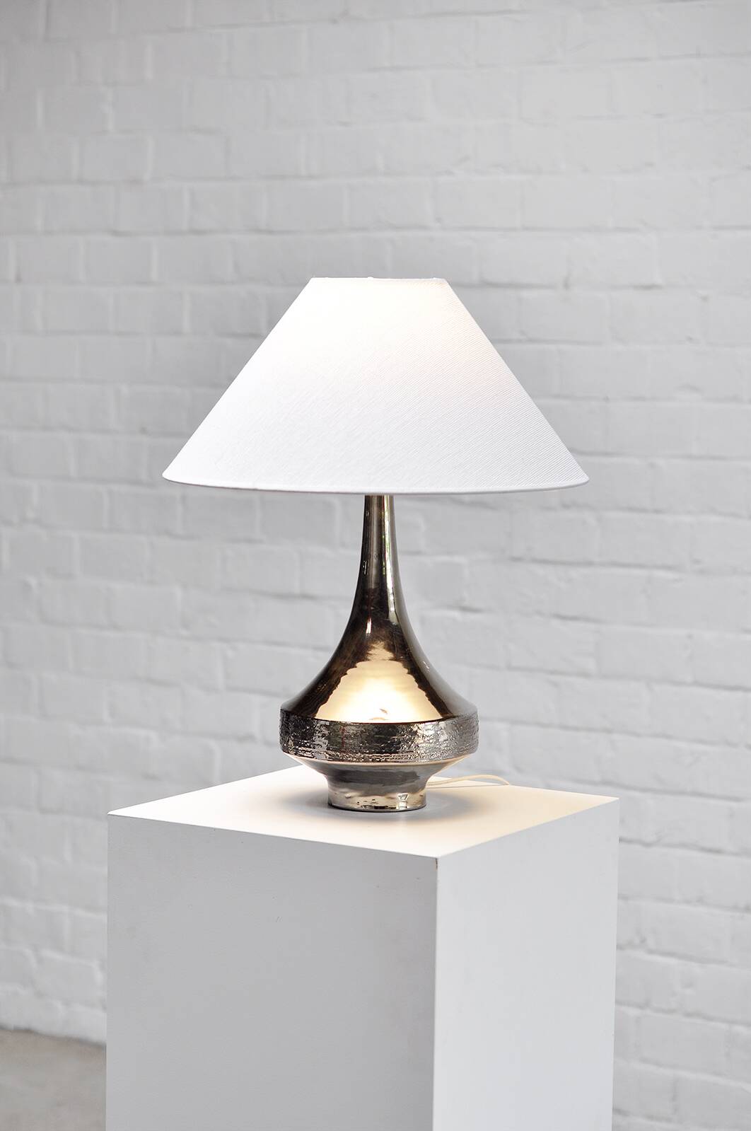 Vintage ceramic table lamp 1970s