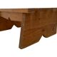Vintage brutalist footstool minimalist design