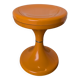 Orange Vintage Mushroom Stool “Jurček” by Meblo, 1960s – Space Age Retro