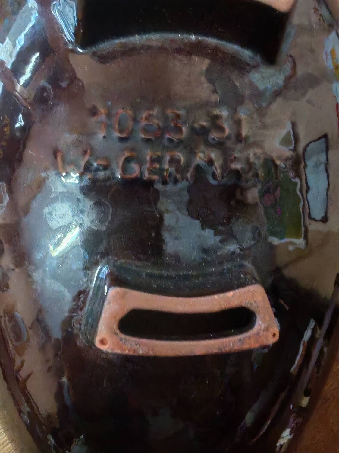 Vintage ceramic modernist bowl