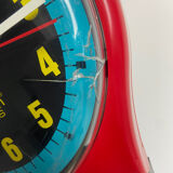 Clock watch maxi Swatch 'blue racer' 1987