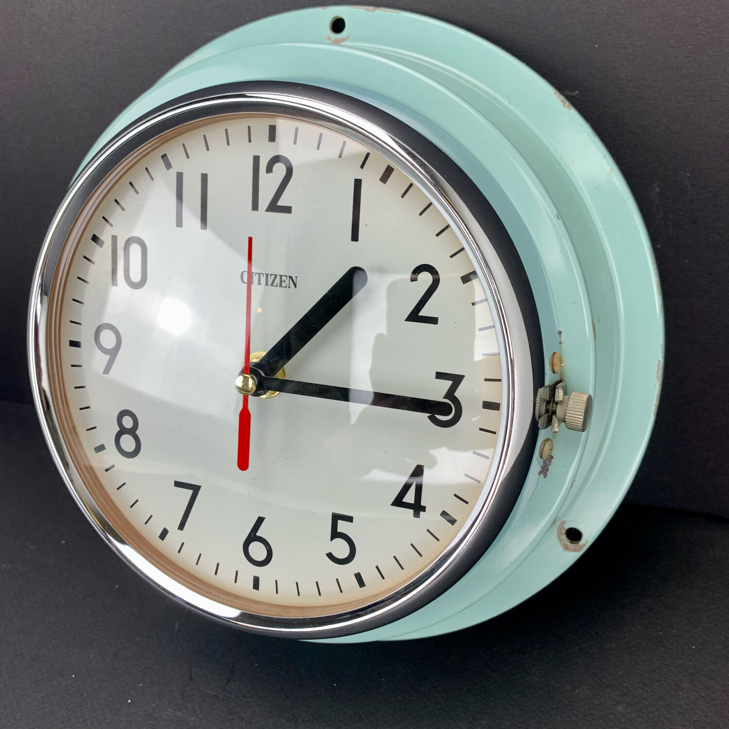 Marine clock citizen japan vintage