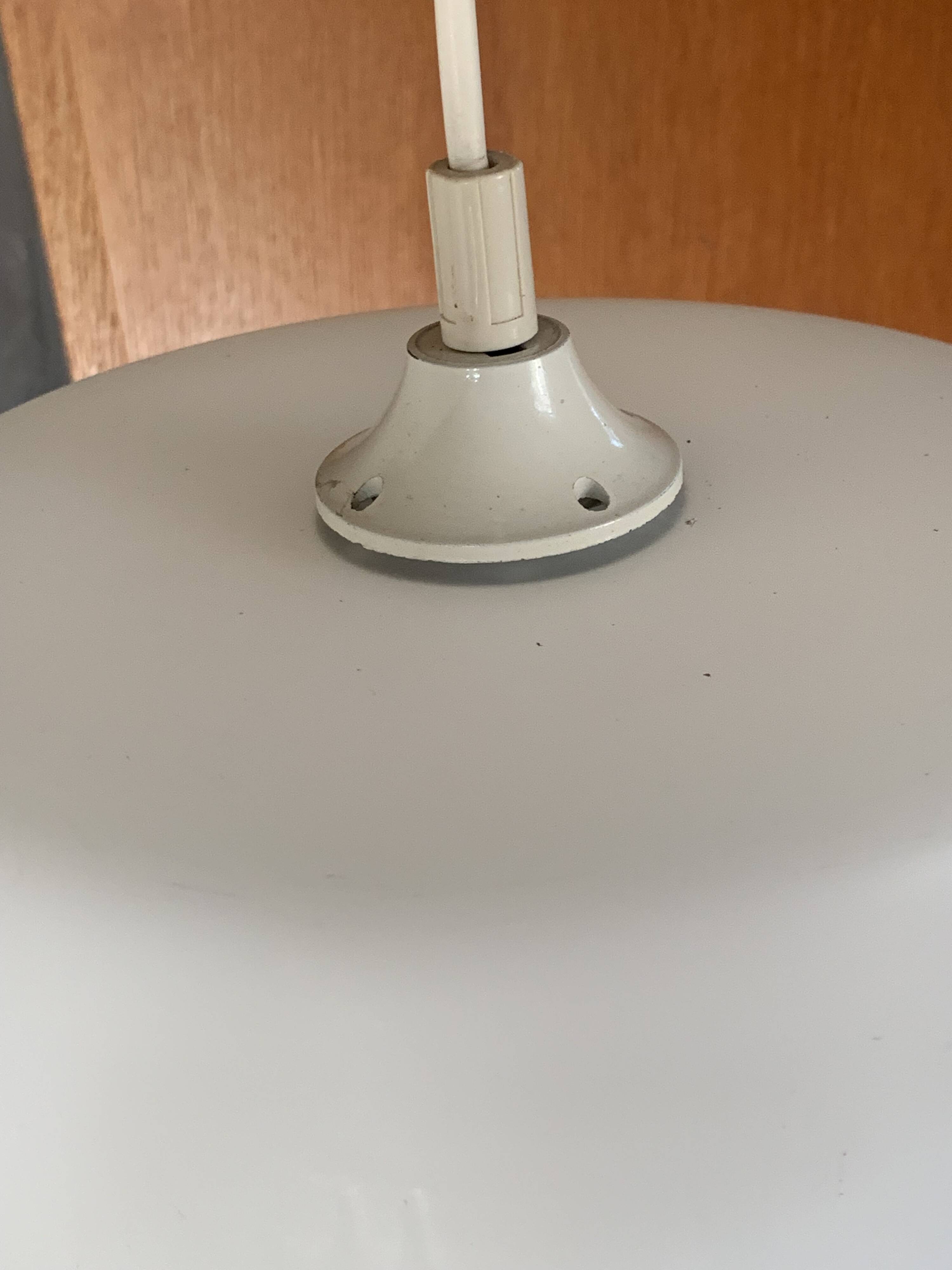Vintage opaline pendant light