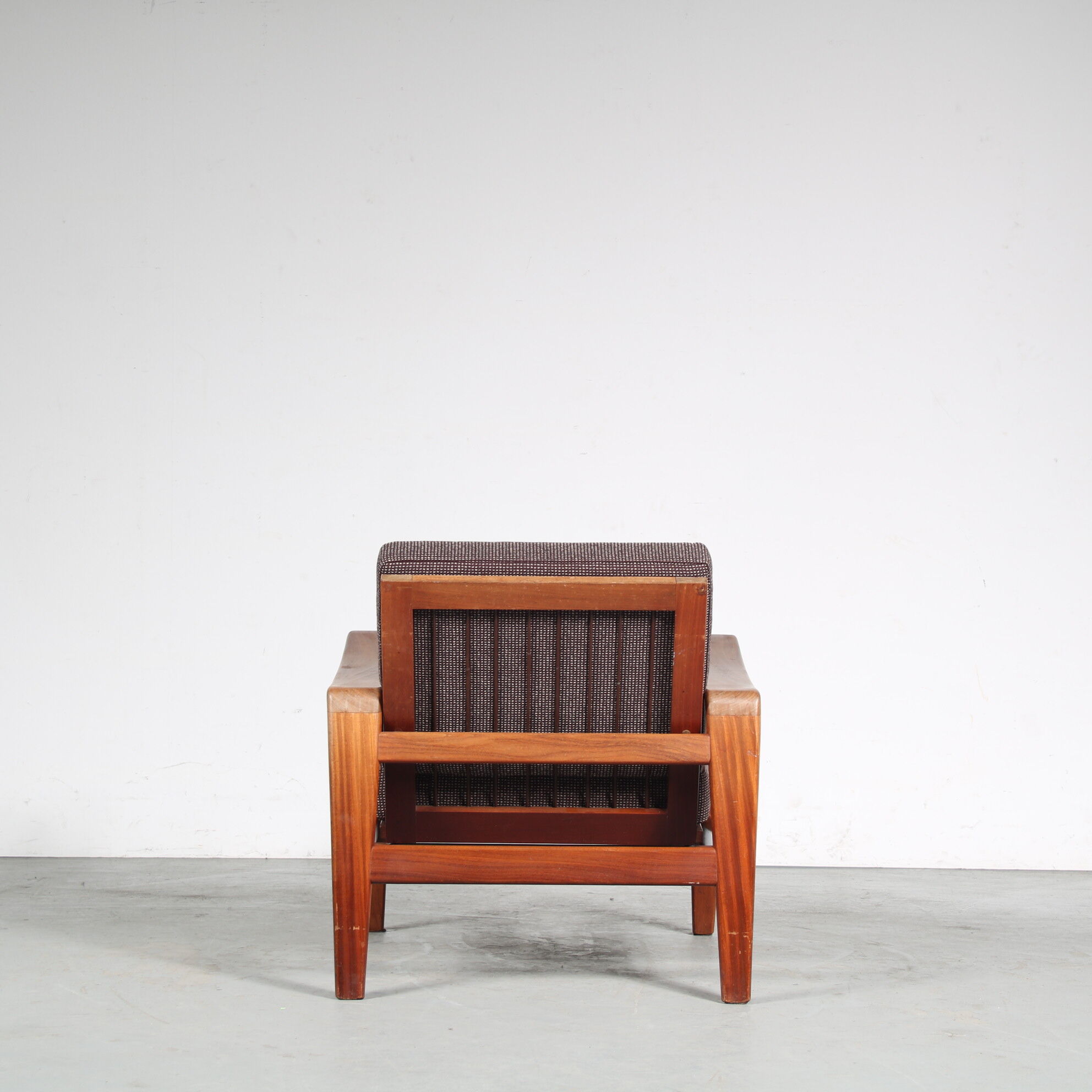 Arne Wahl Iversen lowback chair for Komfort, Denmark 1960