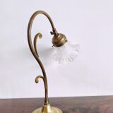 Table lamp in brass art deco tulip 1930
