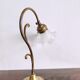 Table lamp in brass art deco tulip 1930