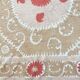 Nappe brodée à la main vintage 130x153 cm