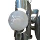 Iconico Lampadario Vintage Anni '70 – Design "Space Age" in Ferro Cromato