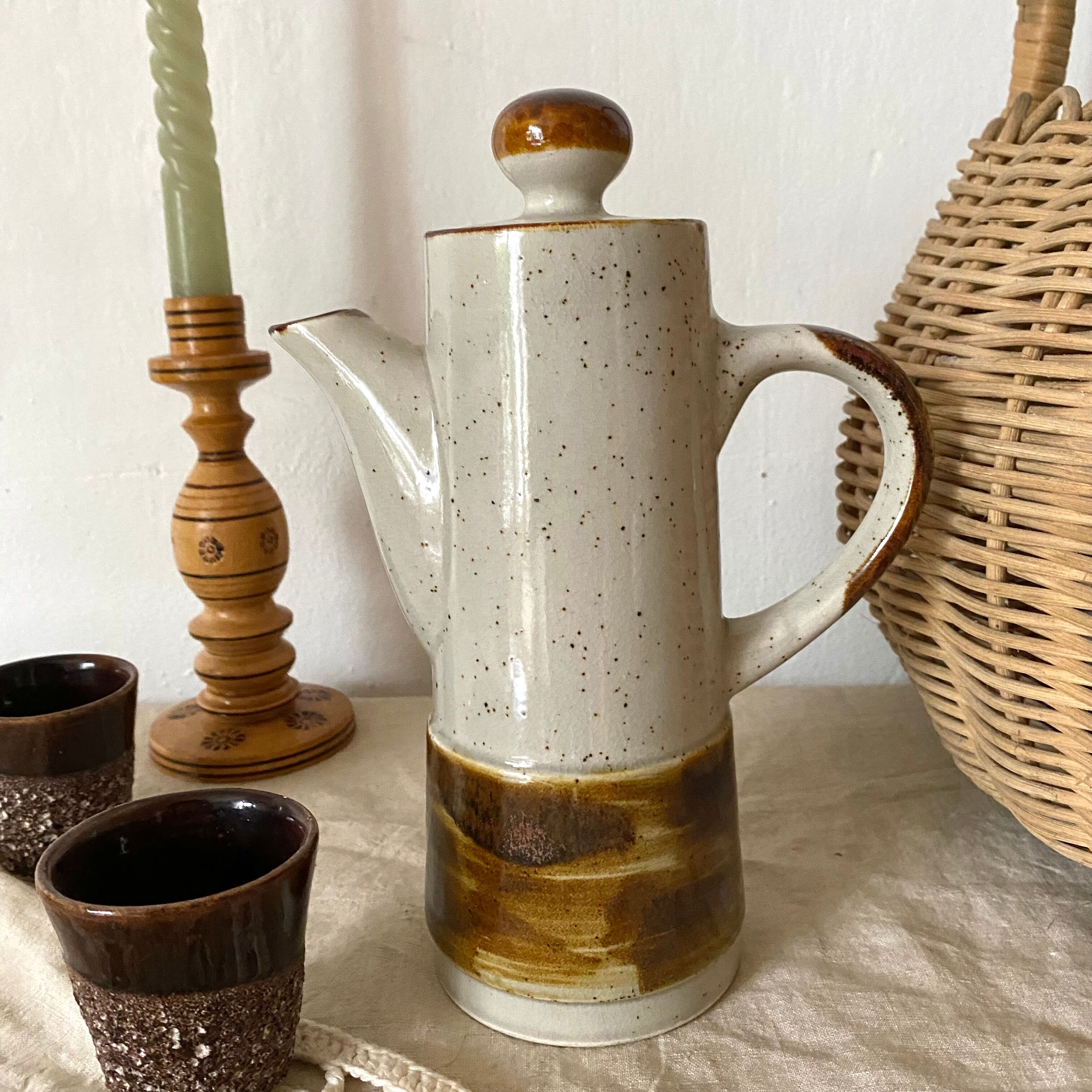 Vintage teapot for one person