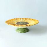 Sunflower display dish vintage tableware